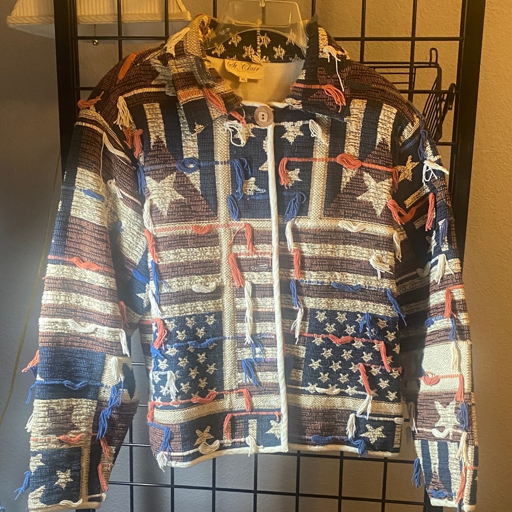 Women's Multicolor Patchwork Jacket - image 1